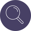 icon of magnifying glass
