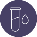 test tube icon for diagnosis