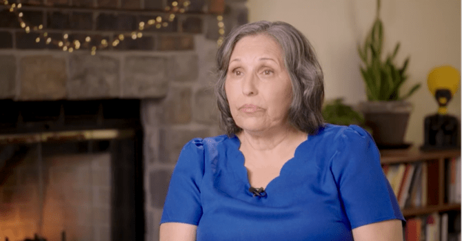 a woman describes her symptoms, fatigue, and itching