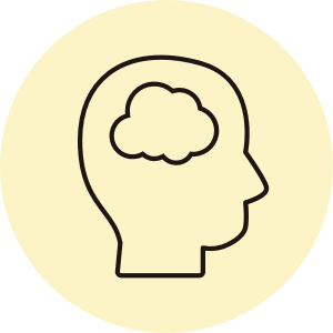 icon of a person thinking